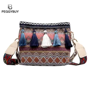 Ethnic Embroide Design Bag Portable Shoulder Bag Tassel handbag Women Knitting Crossbody Bags Mini Messenger bag Dropshipping
Ethnic Embroide Design Bag Portable Shoulder Bag Tassel handbag Women Knitting Crossbody Bags Mini Messenger bag Dropshipping