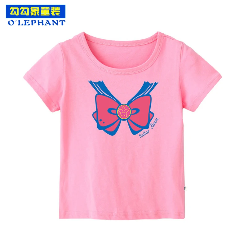 Cartoon Sailor Moon Bow t-shirts Cotton Cute baby clothes for girls 2019 Summer Kids Child Tops Fashion Breathable girl Tshirts
Cartoon Sailor Moon Bow t-shirts Cotton Cute baby clothes for girls 2019 Summer Kids Child Tops Fashion Breathable girl Tshirts