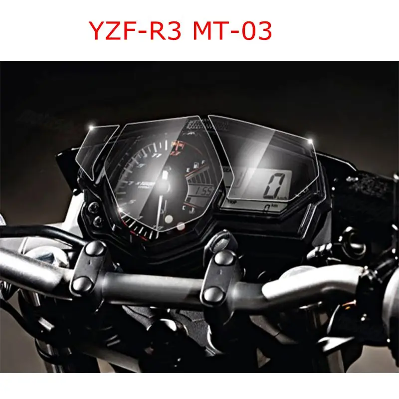 MT 03 For YAMAHA YZF R3 MT03 Cluster Scratch Speedometer Film Screen Protector for Yamaha YZF-R3 MT-03 Motorcycle accessories
MT 03 For YAMAHA YZF R3 MT03 Cluster Scratch Speedometer Film Screen Protector for Yamaha YZF-R3 MT-03 Motorcycle accessories