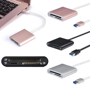 3-in-1 USB 3.0 CF SD Micro SD/TF Memory Card Reader High Speed For PC Laptop
3-in-1 USB 3.0 CF SD Micro SD/TF Memory Card Reader High Speed For PC Laptop