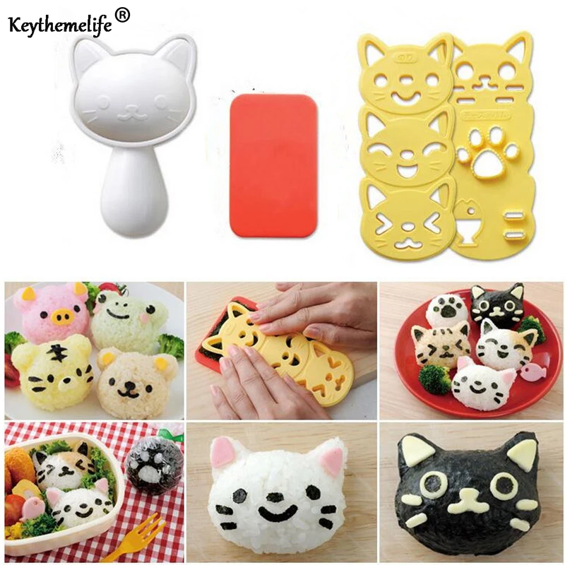 3PCS/set DIY Sushi Rice Mold Bento Maker Sandwich Bread Cookie Cutter Molds Kitchen Baking Tools D
3PCS/set DIY Sushi Rice Mold Bento Maker Sandwich Bread Cookie Cutter Molds Kitchen Baking Tools D