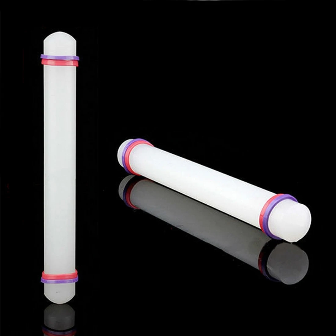 Plastic Non-Stick Fondant Rolling Pin Fondant Cake Dough Roller Decorating Cake Roller 50cm
Plastic Non-Stick Fondant Rolling Pin Fondant Cake Dough Roller Decorating Cake Roller 50cm