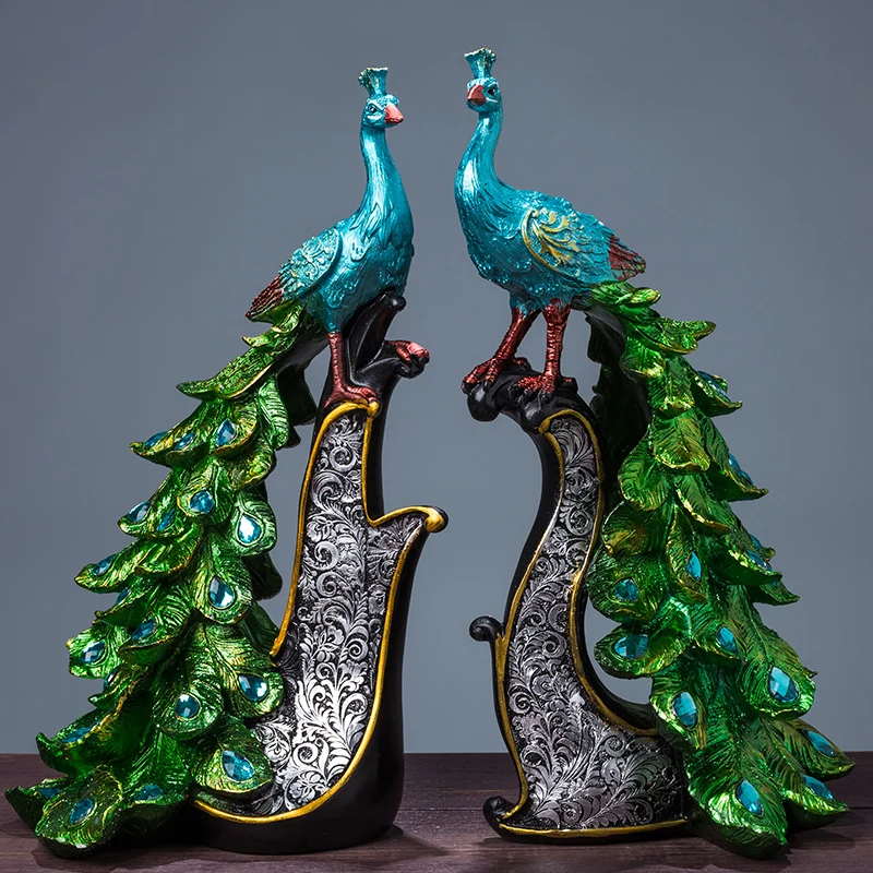 European Porch Creative New House Craft Peacock TV Cabinet Decoration Modern Home Wine Cabinet Decoration
European Porch Creative New House Craft Peacock TV Cabinet Decoration Modern Home Wine Cabinet Decoration