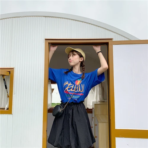 Letter Printed Fresh Simple All Match Cotton O-neck Regular Fashion 2019 New Arrival Summer Spring Female Women T-shirts
Letter Printed Fresh Simple All Match Cotton O-neck Regular Fashion 2019 New Arrival Summer Spring Female Women T-shirts