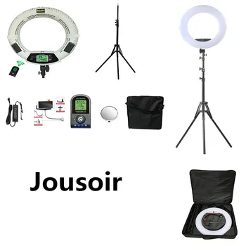 White FE-480II 5500K Dimmable Camera Photo/Studio/Phone/Video 18" 96W 480 LED Ring Light LED Lamp+200cm tripod +Bag CD50
White FE-480II 5500K Dimmable Camera Photo/Studio/Phone/Video 18" 96W 480 LED Ring Light LED Lamp+200cm tripod +Bag CD50