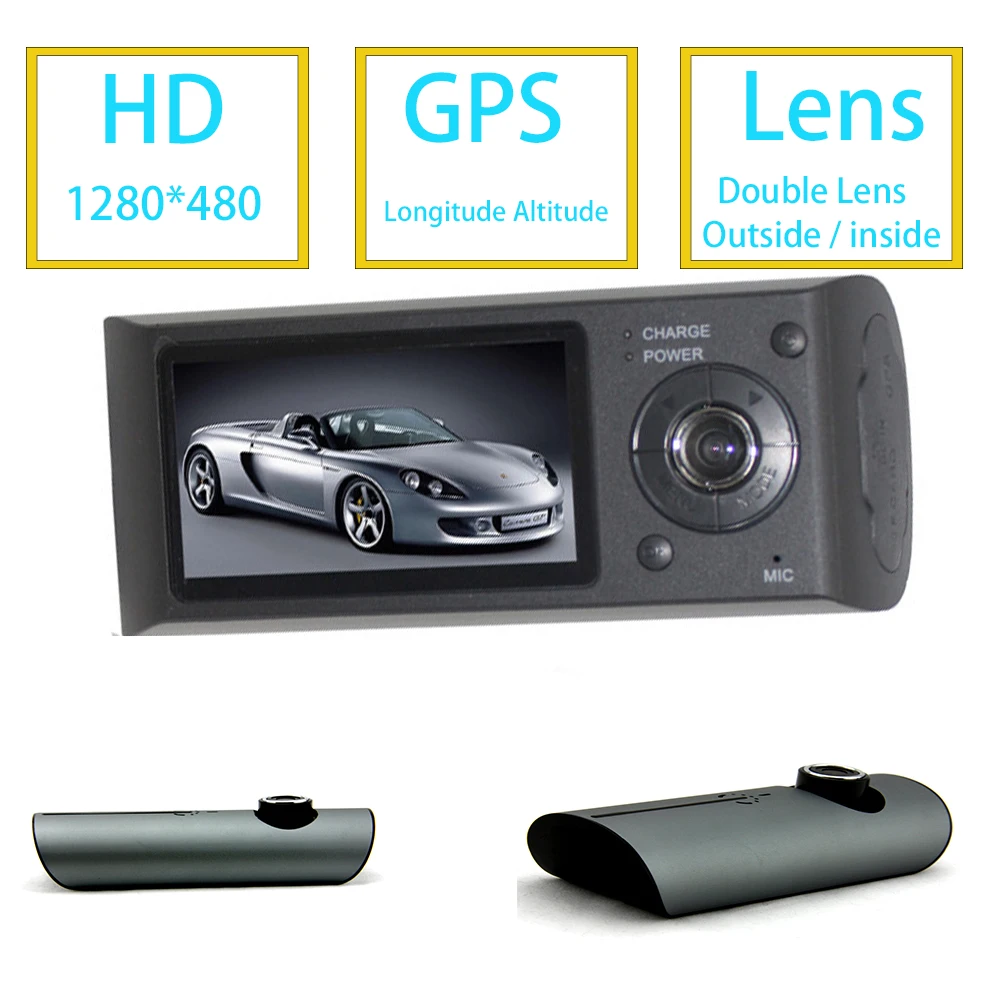 Mini HD Car DVR Recorder 1280P 3 in 1 Auto Dash Cam GPS Double Lens Automatic Recording Night Vision 170 Degrees Camera G Sensor
Mini HD Car DVR Recorder 1280P 3 in 1 Auto Dash Cam GPS Double Lens Automatic Recording Night Vision 170 Degrees Camera G Sensor