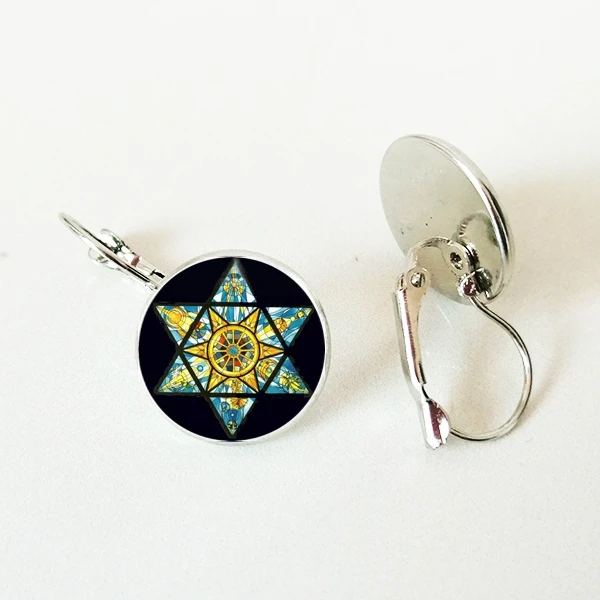 Magen Star Of David Earrings Geometry Pentagram Art Glass Earrings Jewish Shield Symbol Long Earrings Women ear Jewelry
Magen Star Of David Earrings Geometry Pentagram Art Glass Earrings Jewish Shield Symbol Long Earrings Women ear Jewelry