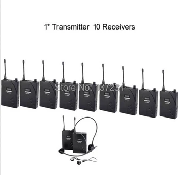UHF Wireless Tour Guide Translation System 1 Transmitter 10 Receivers wireless tour guide system Teach Train Visit Tourism 938
UHF Wireless Tour Guide Translation System 1 Transmitter 10 Receivers wireless tour guide system Teach Train Visit Tourism 938