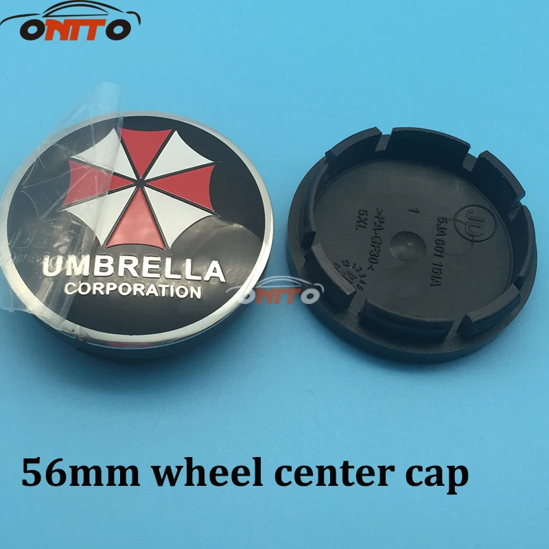 

4pcs/set 56MM UMBRELLA CORPORATION logo Car emblem Wheel Center Hub Cap Badge logo cover Car Accessories
