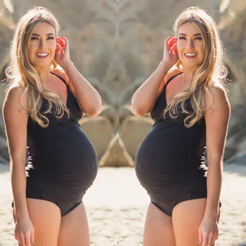 Maternity Rompers New Women Pregnant Maternity Beach Summer Solid Cotton Sleeveless Rompers Sunsuit Camisole Swinsuit 
Maternity Rompers New Women Pregnant Maternity Beach Summer Solid Cotton Sleeveless Rompers Sunsuit Camisole Swinsuit