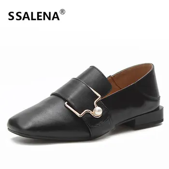 Women Slip On Pearl Flats Office Career Genuine Leather Loafers Ladies Casual Soft Sole Round Toe Single Shoes AA11672
Women Slip On Pearl Flats Office Career Genuine Leather Loafers Ladies Casual Soft Sole Round Toe Single Shoes AA11672