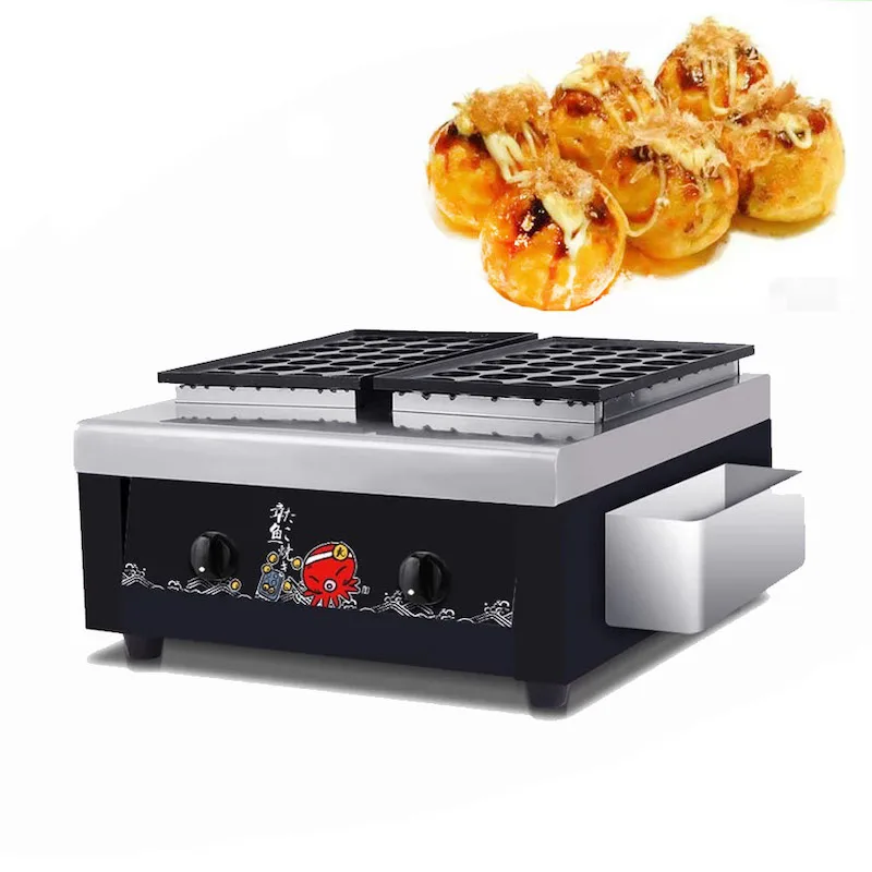 Gas Takoyaki Maker Commercial Takoyaki Machine Double Plate Takoyaki Grill Pan Popular Japan Snack Food Equipment
Gas Takoyaki Maker Commercial Takoyaki Machine Double Plate Takoyaki Grill Pan Popular Japan Snack Food Equipment