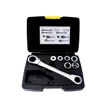 7/10pcs Ratchet Wrench Set Double Head Socket Wrench Metric Auto Repair Tools with Box
7/10pcs Ratchet Wrench Set Double Head Socket Wrench Metric Auto Repair Tools with Box