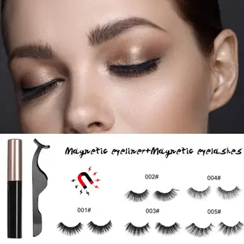 Reusable Fake Lashes Natural Full Eye Magnetic Lashes Ultra Thin Magnetic Eyelashes with Eyeliner Eyelash Tweezers
Reusable Fake Lashes Natural Full Eye Magnetic Lashes Ultra Thin Magnetic Eyelashes with Eyeliner Eyelash Tweezers
