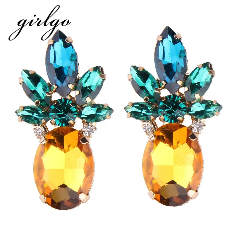 Girlgo Cute Gifts Fashion Pineapple Stud Earrings For Women Trendy Festival Geometric Statement Charm Earrings Jewelry Hot Sale
Girlgo Cute Gifts Fashion Pineapple Stud Earrings For Women Trendy Festival Geometric Statement Charm Earrings Jewelry Hot Sale