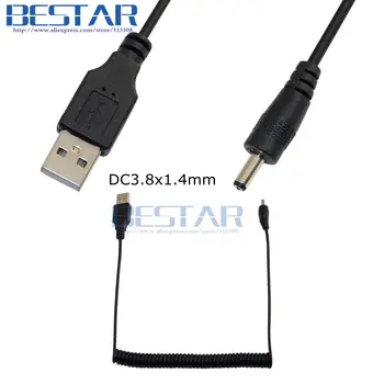 USB To DC Stretch Spring Power charge cable 1m 3ft 5V 2A DC 3.8*1.4mm 4.0*1.7mm 4.7*1.7mm 5.5*2.1mm 5.5*2.5mm 5.5*3.0mm
USB To DC Stretch Spring Power charge cable 1m 3ft 5V 2A DC 3.8*1.4mm 4.0*1.7mm 4.7*1.7mm 5.5*2.1mm 5.5*2.5mm 5.5*3.0mm