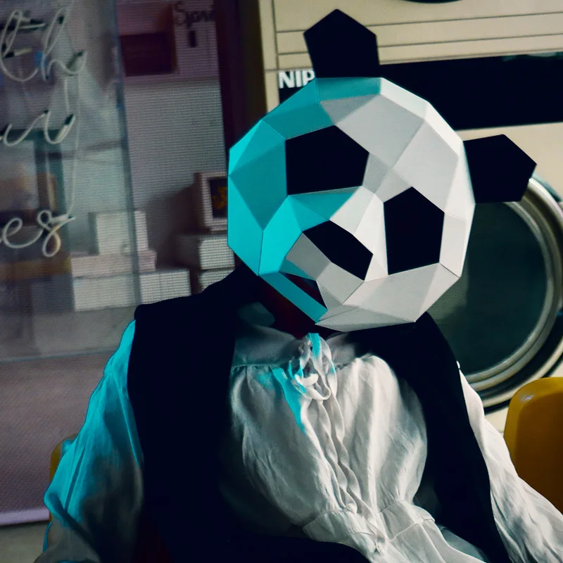 DIY Animal Mask Cosplay Costume Panda Adult Children Cardboard Breathable Halloween Party Decortion Party Tricky Funny Mask
DIY Animal Mask Cosplay Costume Panda Adult Children Cardboard Breathable Halloween Party Decortion Party Tricky Funny Mask