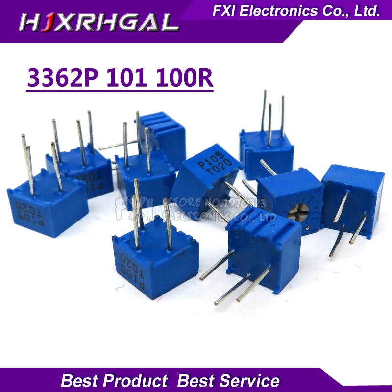 10pcs 3362P-1-101LF 3362P 100 ohm 3362P-1-101 3362P-101 3362 P101 101 Trimpot Trimmer Potentiometer Variable resistor
10pcs 3362P-1-101LF 3362P 100 ohm 3362P-1-101 3362P-101 3362 P101 101 Trimpot Trimmer Potentiometer Variable resistor