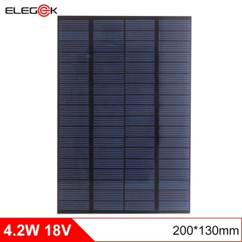 ELEGEEK 4.2W 18V DIY Solar Cell Polycrystalline PET + EVA Laminated Mini Solar Panel for Solar System and Test 200*130mm
ELEGEEK 4.2W 18V DIY Solar Cell Polycrystalline PET + EVA Laminated Mini Solar Panel for Solar System and Test 200*130mm
