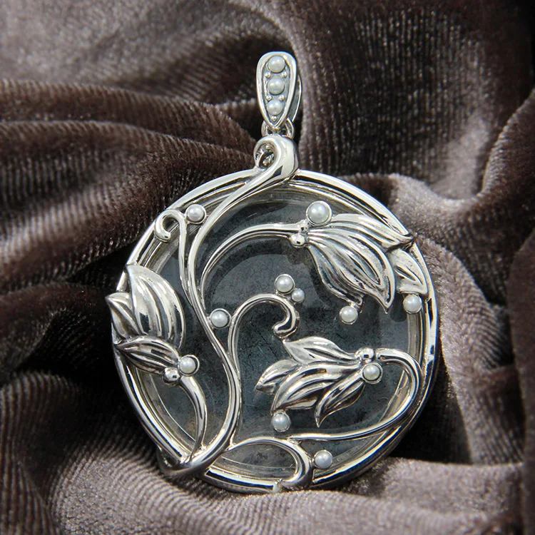 925 sterling silver fashion exquisite sea pearl magnifying glass pendant lily ladies temperament pendant
925 sterling silver fashion exquisite sea pearl magnifying glass pendant lily ladies temperament pendant
