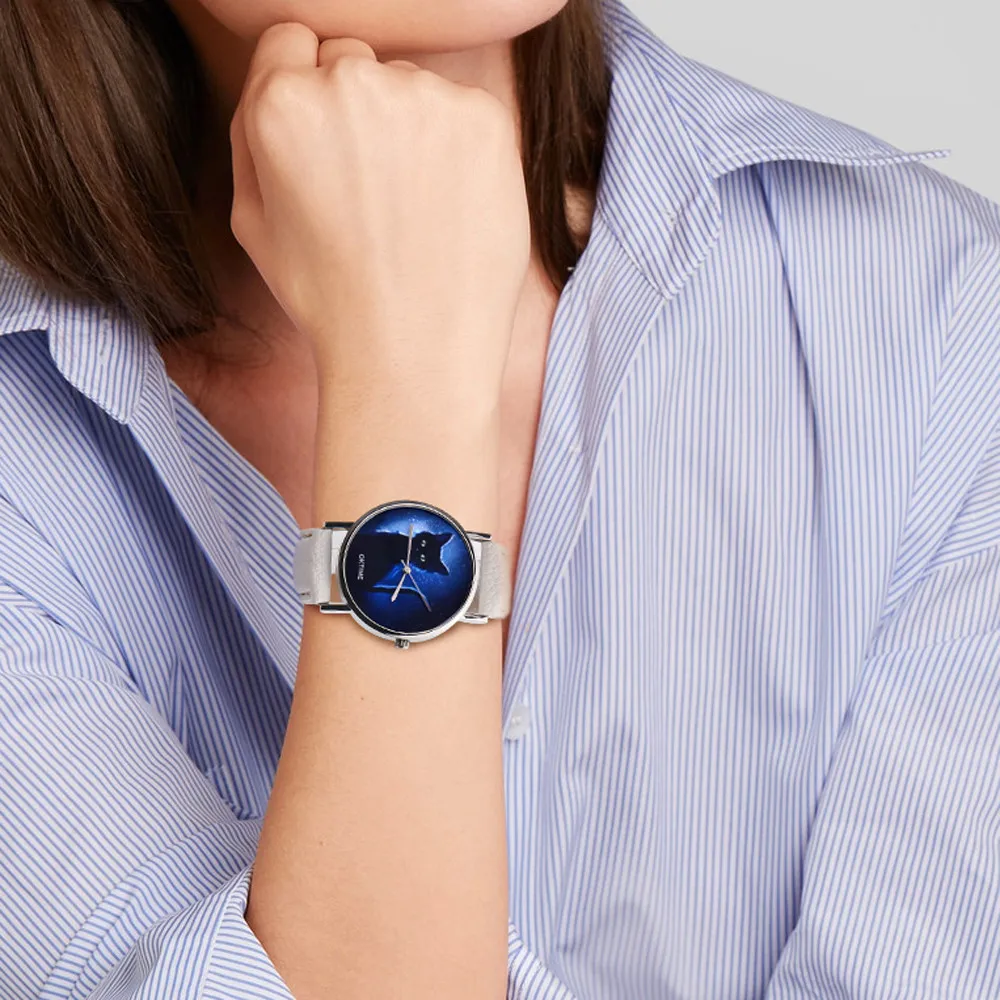 Womens Mysterious Black Cat Faux Leather Analog Quartz Woeman Watch High Quality Dress Hot Fashion bayan saati horloge dames *L
Womens Mysterious Black Cat Faux Leather Analog Quartz Woeman Watch High Quality Dress Hot Fashion bayan saati horloge dames *L