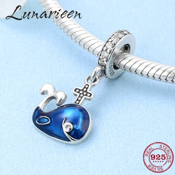 Fashion 925 Sterling Silver Lovely animal Blue whale Enamel Cross Charms for jewelry making Fit Original Pandora Charm Bracelet
Fashion 925 Sterling Silver Lovely animal Blue whale Enamel Cross Charms for jewelry making Fit Original Pandora Charm Bracelet