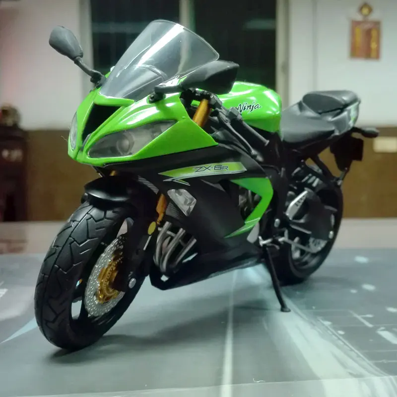 Brand New 1/12 Scale Motorcycle Toy KAWASAKI NINJA ZX-6R Diecast Metal Motorbike Model Toy No With Original Box
Brand New 1/12 Scale Motorcycle Toy KAWASAKI NINJA ZX-6R Diecast Metal Motorbike Model Toy No With Original Box