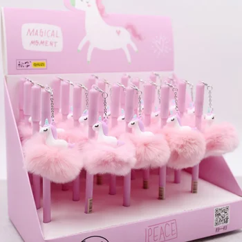 1 Pcs Cute 0.5 mm Unicorn Warm Ball Plush Pendant Gel Pen Ink Pen Gift School & Office writing Supply Kawai Stationery Gift
1 Pcs Cute 0.5 mm Unicorn Warm Ball Plush Pendant Gel Pen Ink Pen Gift School & Office writing Supply Kawai Stationery Gift