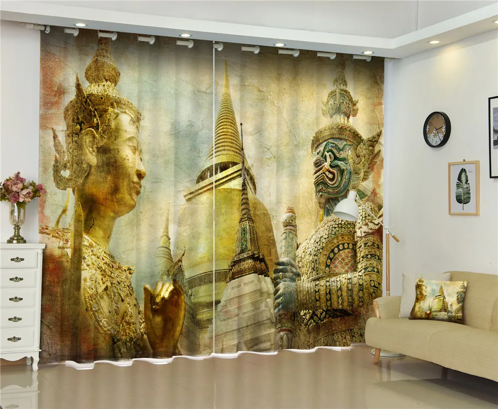 Architecture sculpture Luxury Blackout 3D Window Curtains Living Room Bedroom Drapes Cortinas Rideaux Customized size pillowcase
Architecture sculpture Luxury Blackout 3D Window Curtains Living Room Bedroom Drapes Cortinas Rideaux Customized size pillowcase