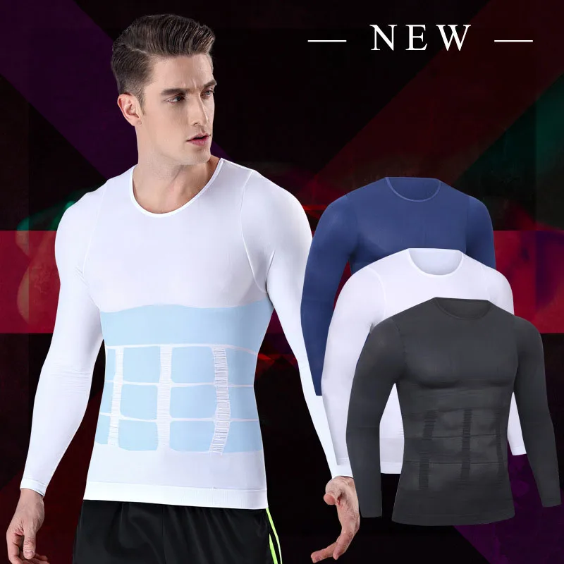 New2018 spring autumn Sport GYM skinny shape men Seamless belly in tight sportswear long sleeve men's garment Exercise T-shirts
New2018 spring autumn Sport GYM skinny shape men Seamless belly in tight sportswear long sleeve men's garment Exercise T-shirts