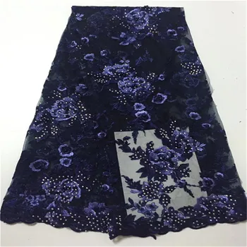 New BLUE Color 2019 High Quality Beads African Lace Fabric French Net Embroidery Tulle Lace Fabric For Nigerian Wedding Party
New BLUE Color 2019 High Quality Beads African Lace Fabric French Net Embroidery Tulle Lace Fabric For Nigerian Wedding Party