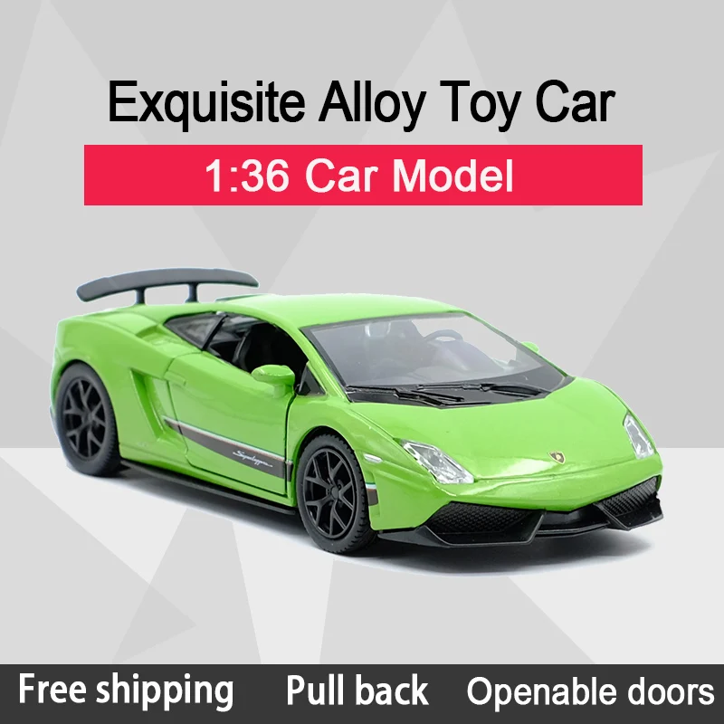 RMZ CITY 1:36 Gallardo LP570-4 Sports Car Alloy Diecast Car Model Toy With Pull Back For Children Gifts Toy Collection
RMZ CITY 1:36 Gallardo LP570-4 Sports Car Alloy Diecast Car Model Toy With Pull Back For Children Gifts Toy Collection