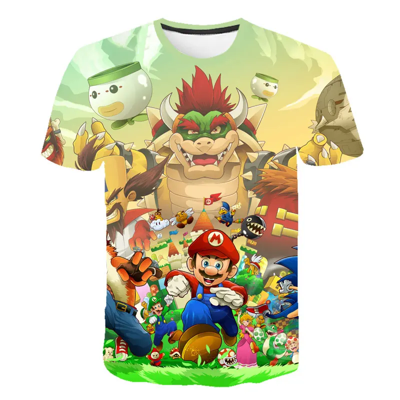2019 Summer New Style 3d T Shirt Cartoon Super Mario 3D print T-shirt Funny Drugs Casual Gamer O neck 3d Tshirt T Shirts Tops
2019 Summer New Style 3d T Shirt Cartoon Super Mario 3D print T-shirt Funny Drugs Casual Gamer O neck 3d Tshirt T Shirts Tops