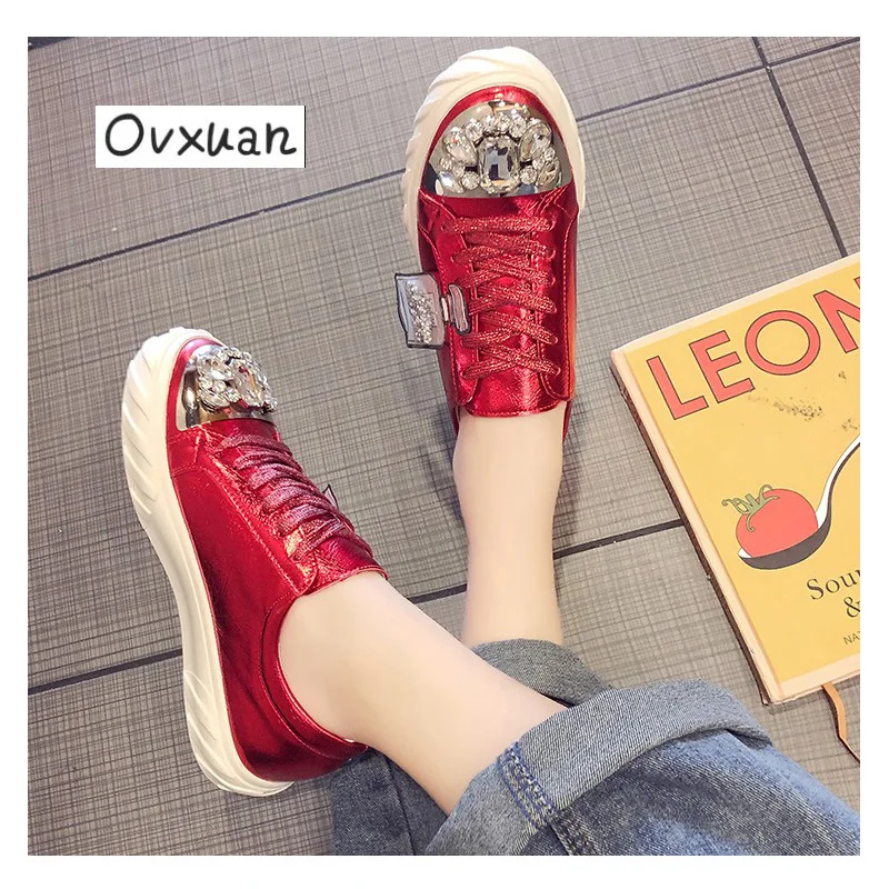2019 Spring Glitter Rhinestone Women Loafers Casual Comfort Shoes Fashion Ladies Party Prom Flat Platform Leisure Shoes Woman
2019 Spring Glitter Rhinestone Women Loafers Casual Comfort Shoes Fashion Ladies Party Prom Flat Platform Leisure Shoes Woman
