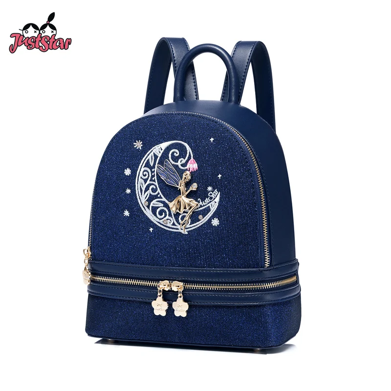 JUST STAR Brand Women's PU Leather Backpack Female Embroidery Double Shoulder Bags Ladies Leisure Daily Travel Backpack
JUST STAR Brand Women's PU Leather Backpack Female Embroidery Double Shoulder Bags Ladies Leisure Daily Travel Backpack