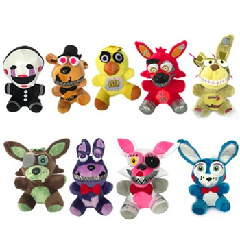 17-23CM Five Nights At Freddy's Bear Anime Stuffed Plush Toy Dolls Cute Animal Toys for Children Cartoon Birthday Kids Gift
17-23CM Five Nights At Freddy's Bear Anime Stuffed Plush Toy Dolls Cute Animal Toys for Children Cartoon Birthday Kids Gift