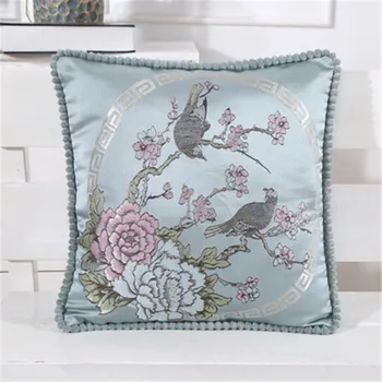 Couple Bird Cushion Cover Home Decor Embroidered Sofa Cushion Cover Floral Canvas Cotton Suqare Embroidery Pillow Cover MA24
Couple Bird Cushion Cover Home Decor Embroidered Sofa Cushion Cover Floral Canvas Cotton Suqare Embroidery Pillow Cover MA24