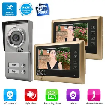 7" Wired Video Doorbell Visual Intercom Door Bell Smart Home Entry Doorbell System Hot
7" Wired Video Doorbell Visual Intercom Door Bell Smart Home Entry Doorbell System Hot