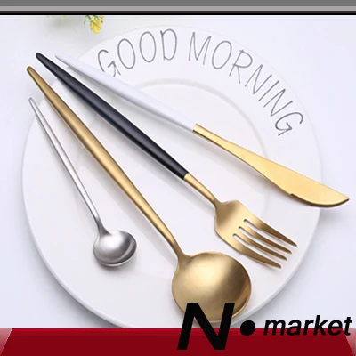 New High Class Set 304 Stainless Steel 4 pieces Fork Spoon Knift Dinner Brunch Restaurant Western-style food Tableware 
New High Class Set 304 Stainless Steel 4 pieces Fork Spoon Knift Dinner Brunch Restaurant Western-style food Tableware