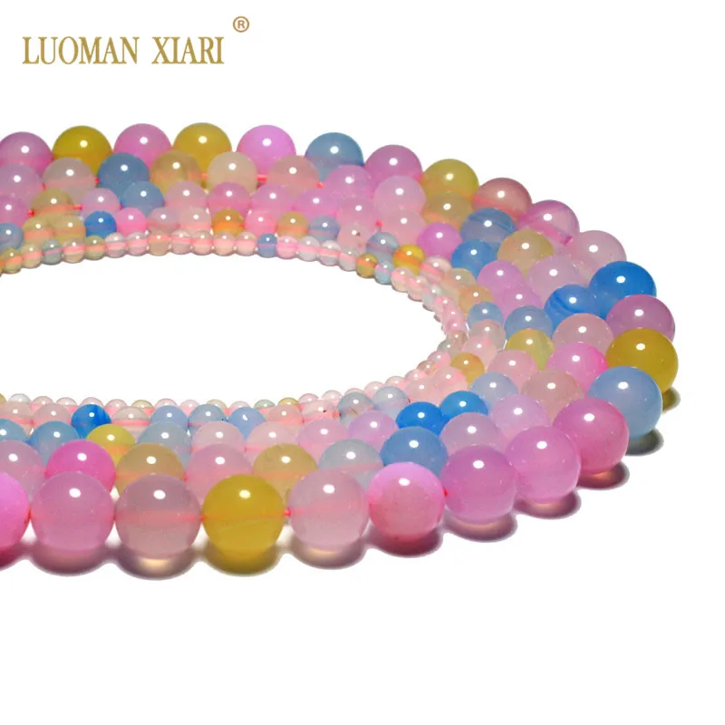 Wholesale Round Loose Natural Colorful Morganite Agat Stone Beads For Jewelry Making Diy Bracelet Necklace 4 /6/8/10mm 15.5''
Wholesale Round Loose Natural Colorful Morganite Agat Stone Beads For Jewelry Making Diy Bracelet Necklace 4 /6/8/10mm 15.5''