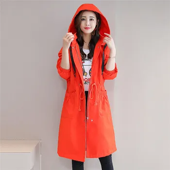 Windbreaker Women Medium Long Coat 2019 Spring Autumn New Loose Hooded Outwear Temperament Wild Fashion Women Trench Coat WIN938
Windbreaker Women Medium Long Coat 2019 Spring Autumn New Loose Hooded Outwear Temperament Wild Fashion Women Trench Coat WIN938