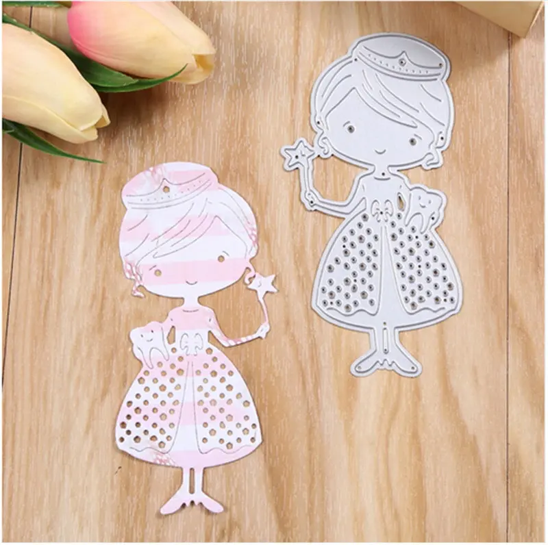 Magic Princess Girl Metal Cutting Dies Stencil for DIY Scrapbooking Photo Album Embossing Paper Cards Decorative Art DIY Decore
Magic Princess Girl Metal Cutting Dies Stencil for DIY Scrapbooking Photo Album Embossing Paper Cards Decorative Art DIY Decore