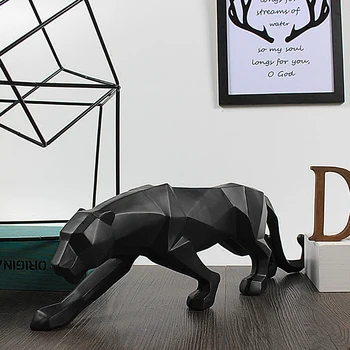 Nordic Fengshui Black White Resin Leopard Ornaments Crafts Hotel Home Deaktop Statue Coffee Office Animal Figurine Decoration
Nordic Fengshui Black White Resin Leopard Ornaments Crafts Hotel Home Deaktop Statue Coffee Office Animal Figurine Decoration