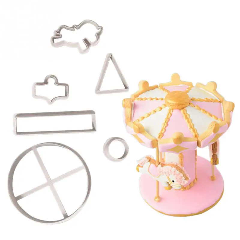 6 Pcs Home Plastic Kitchen Ovens Carrousel Shape Practical DIY Fondant Baking Cutter Cake Mold Decorating Tool Bakeware Gifts
6 Pcs Home Plastic Kitchen Ovens Carrousel Shape Practical DIY Fondant Baking Cutter Cake Mold Decorating Tool Bakeware Gifts