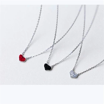 925 Sterling Silver Cute Small Heart Shape Crystal Pendant 40CM Necklaces for Women Design Fashion Jewelry For Teen Girls D303
925 Sterling Silver Cute Small Heart Shape Crystal Pendant 40CM Necklaces for Women Design Fashion Jewelry For Teen Girls D303