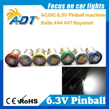 200pcs/lot Ba9s #44 #47 Hotselling AC 6.3V #44 smd5050 pinball led lights bulbs for pinball game machine parts
200pcs/lot Ba9s #44 #47 Hotselling AC 6.3V #44 smd5050 pinball led lights bulbs for pinball game machine parts