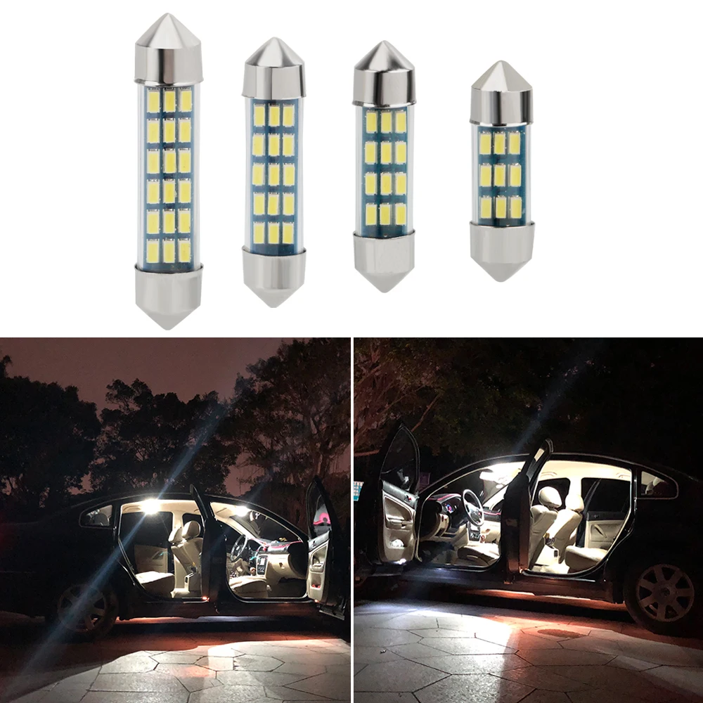 Car Dome Light Super Bright Auto Interior Lamp C5W C10W Festoon 31mm 36mm 39mm 41mm LED Bulb 3014 SMD DC 12V Canbus Error Free
Car Dome Light Super Bright Auto Interior Lamp C5W C10W Festoon 31mm 36mm 39mm 41mm LED Bulb 3014 SMD DC 12V Canbus Error Free