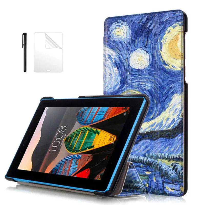 Print Leather Case For Lenovo Tab3 Tab 3 7 730 730F 730M 730X TB3-730F TB3-730M 7.0 Magnet Stand Tablet Protective Case+Film+Pen
Print Leather Case For Lenovo Tab3 Tab 3 7 730 730F 730M 730X TB3-730F TB3-730M 7.0 Magnet Stand Tablet Protective Case+Film+Pen
