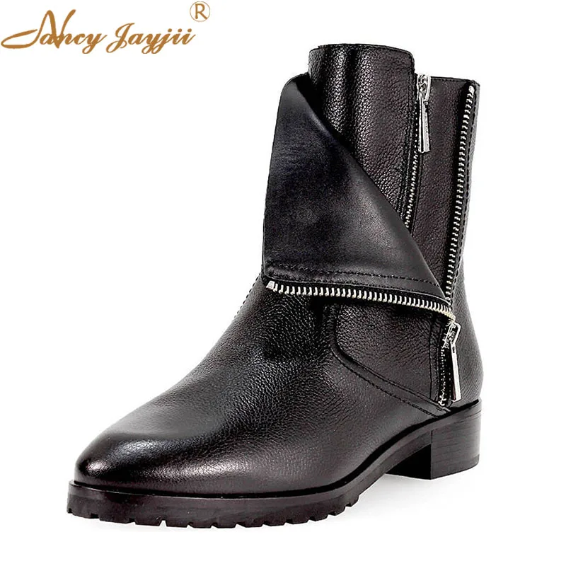 Women Adult Boots Solid Ankle zipper Pointed Toe Buckle Spring/Autumn Square heels Sexy Mature Concise Nancyjayjii 2019
Women Adult Boots Solid Ankle zipper Pointed Toe Buckle Spring/Autumn Square heels Sexy Mature Concise Nancyjayjii 2019