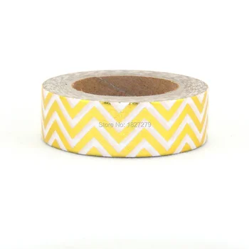 New 1X 1.5cm*10m Golden wave paper tape Decorative Scrapbooking sticky Washi masking Japanese gold tape
New 1X 1.5cm*10m Golden wave paper tape Decorative Scrapbooking sticky Washi masking Japanese gold tape